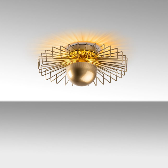 Opviq Kaya - Lámpara de araña de metal dorado Opviq Kaya - Lámpara de araña de metal dorado